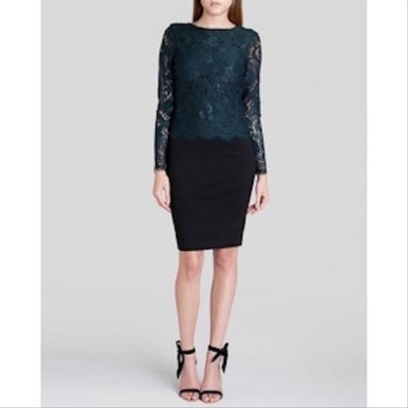 ted baker green lace dress